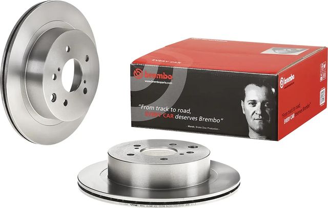 Тормозной диск Brembo PRIME LINE задний для Nissan 300ZX II (Z32) 1990-1995. Артикул 09.6912.10