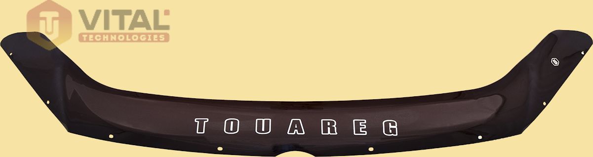 Дефлектор VT52 для капота Volkswagen Touareg II 2010-2018. Артикул VW53VT