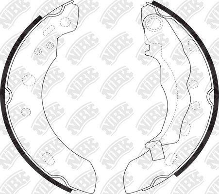 Тормозные колодки NiBK. Артикул FN1251