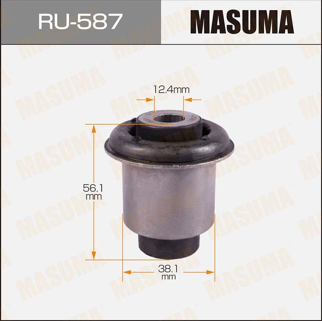 Сайлентблок переднего рычага подвески Masuma. Артикул RU-587