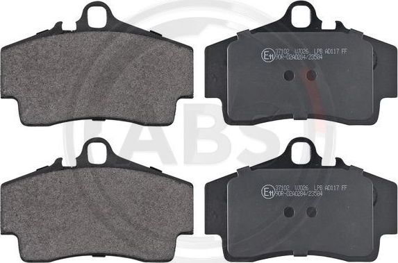 Тормозные колодки ABS. Артикул 37102