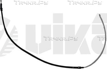 Трос ручника (тросик ручного тормоза) Vika. Артикул 66091557701