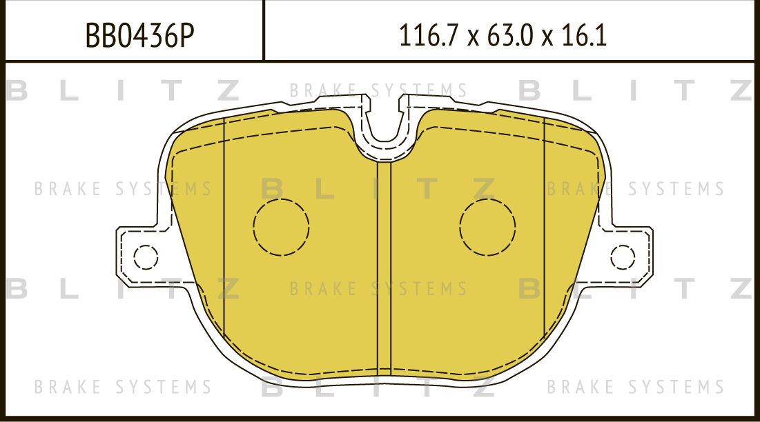 Колодки тормозные LAND ROVER DISCOVERY/RANGE ROVER/RANGE ROVER SPORT 09- задн. (Blitz). Артикул BB0436P