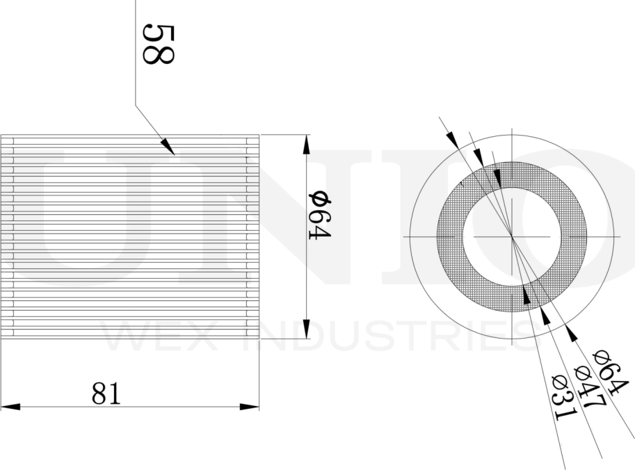 Фильтр масляный (Unio). Артикул FLT-20118