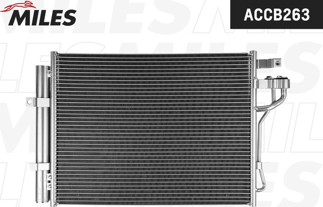 Конденсер KIA PICANTO 1.0/1.2 11 (Miles). Артикул ACCB263