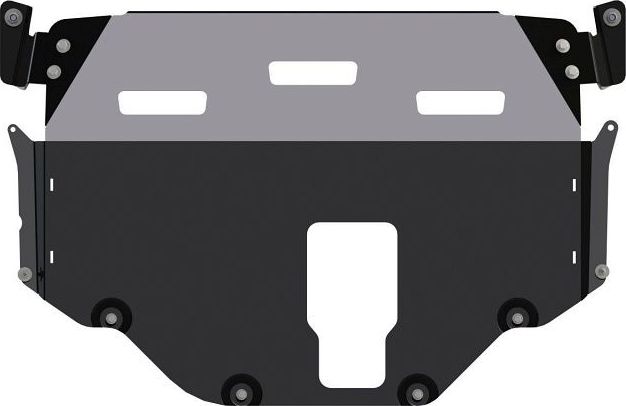 Защита Шериф (2,5 мм) для картера и КПП Kia Optima IV 2015-2020. Артикул 11.3131