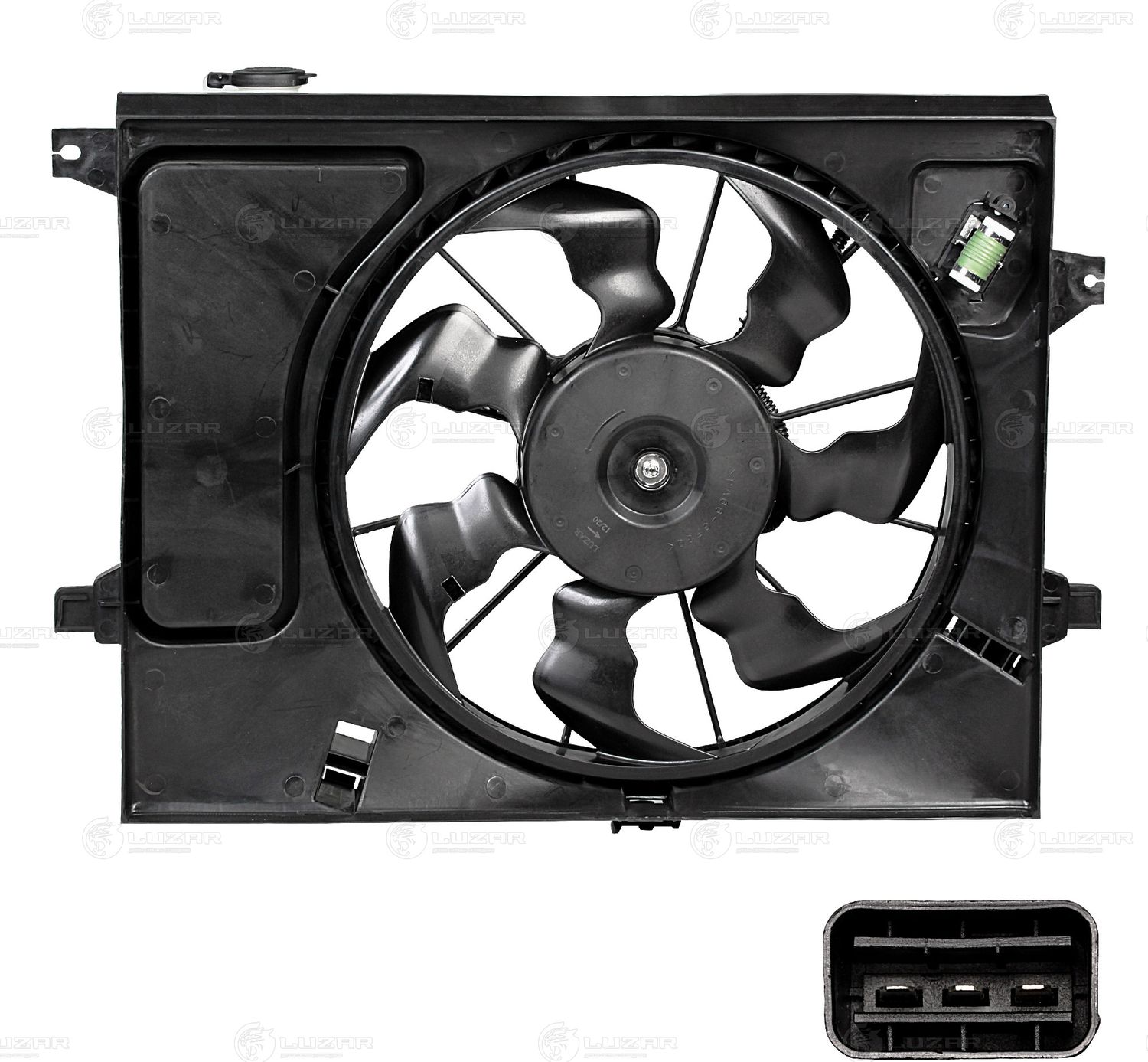 Вентилятор радиатора двигателя Luzar. Артикул LFK 0819