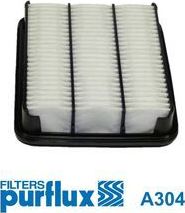 Воздушный фильтр Purflux для Mitsubishi Pajero Pinin 1999-2007. Артикул A304