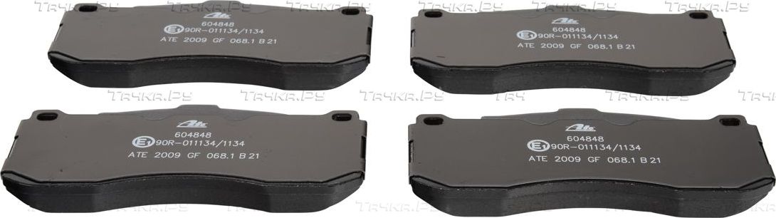 Тормозные колодки ATE передние для BMW 3 V (E90/E91/E92/E93) 2004-2013. Артикул 13.0460-4848.2