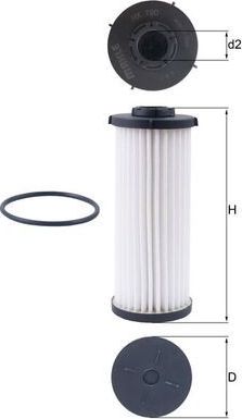 Фильтр АКПП Mahle. Артикул HX 190D