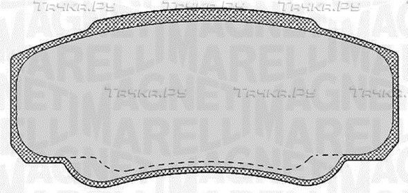 Тормозные колодки Magneti Marelli. Артикул 363916060188