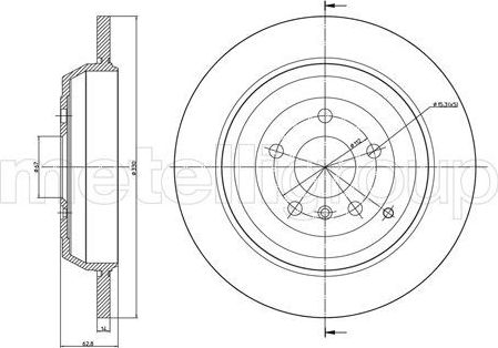Тормозной диск Trusting. Артикул DF1417