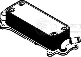 Радиатор масл. AUDI A6 (11-)/A7 (10-) (маслоохладитель DSG) (Luzar). Артикул LOc 1833