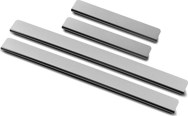 Накладки RusStal на пороги (лист нерж. шлифованный) для Lada Vesta I SW Cross 2017-2026. Артикул LDVSSW17-02