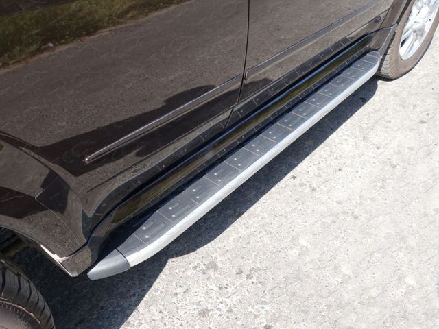 Пороги алюминиевые ТСС с пластиковой накладкой 1720 мм для Great Wall Hover H5 2011-2016. Артикул GRWALH514-18AL