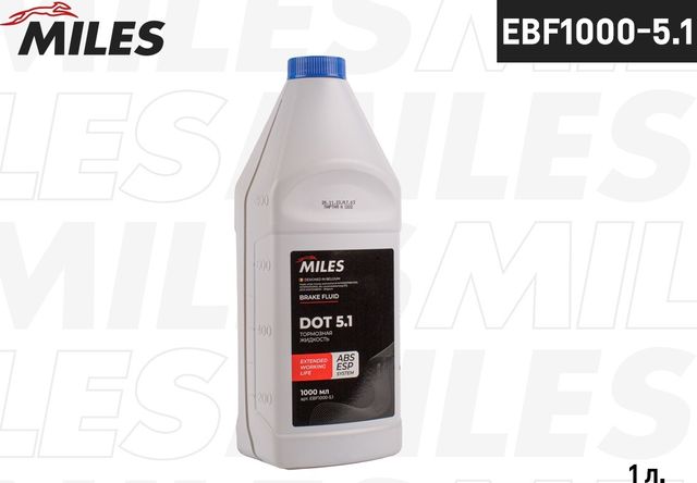 Тормозная жидкость Miles. Артикул EBF1000-5.1