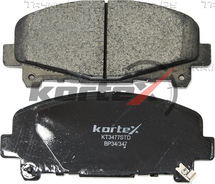 Колодки тормозные HONDA Accord (08-) передние (4шт.) KORTEX. Артикул KT3477STD