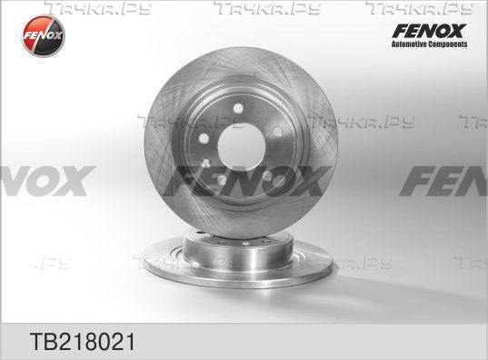 Тормозной диск Fenox задний для Opel Cascada 2013-2019. Артикул TB218021