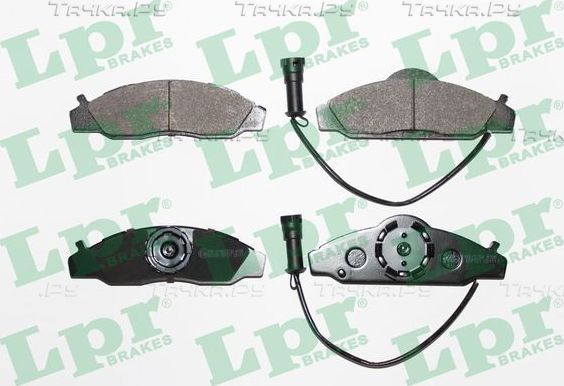 Тормозные колодки LPR передние для Daewoo Musso 1999-2002. Артикул 05P721