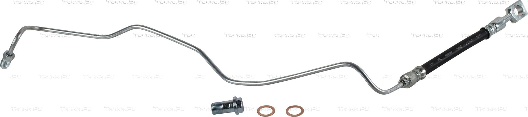 Тормозной шланг JP Group задний правый для Skoda Fabia I 1999-2007. Артикул 1161704380