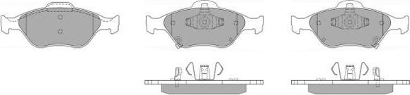 Тормозные колодки Fremax. Артикул FBP-1160