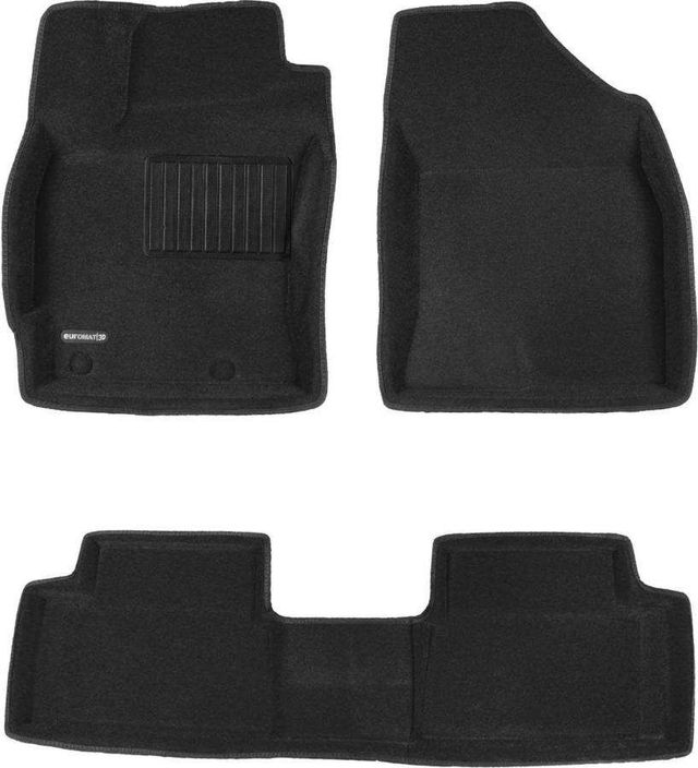 Коврики текстильные Euromat 3D Business для салона Toyota Auris II 2013-2018. Артикул EMC3D-005133
