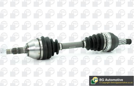 Полуось (привод в сборе, приводной вал) BGA передняя левая для Opel Astra H 2004-2014. Артикул DS9514L