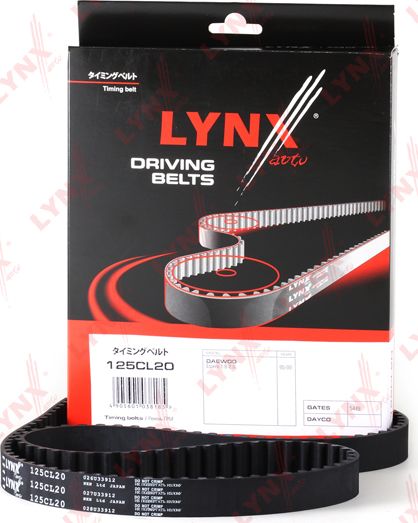 Ремень ГРМ LYNXauto для Daewoo Espero 1991-1999. Артикул 125CL20