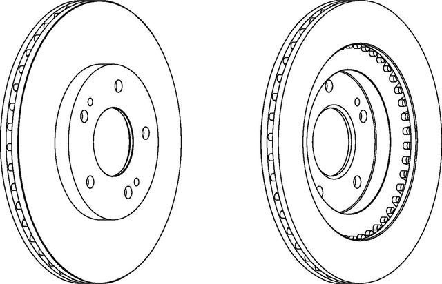 Тормозной диск Ferodo Premier передний для Mitsubishi Pajero Pinin 1999-2007. Артикул DDF1399