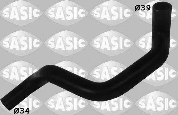 Патрубок радиатора (системы охлаждения) Sasic левый нижний для Opel Astra G 1998-2000. Артикул 3406219