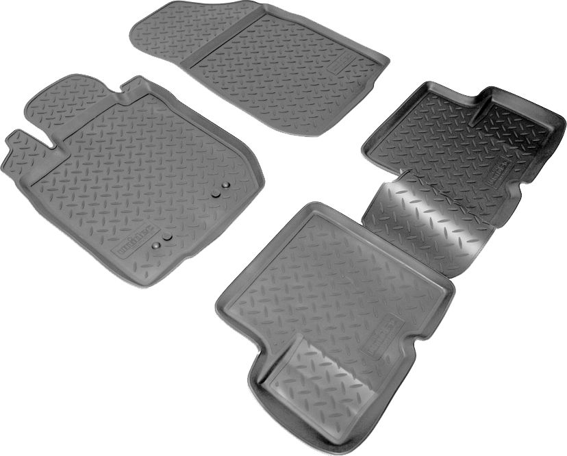 Коврики Норпласт для салона Renault Logan I 2004-2015 ЧЕРНЫЕ. Артикул NPL-PO-69-23