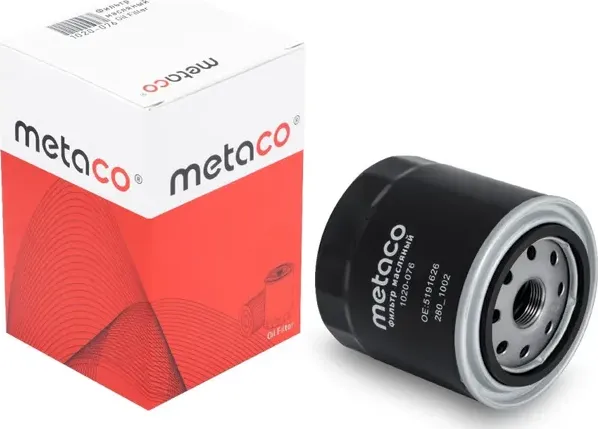 Фильтр масляный (Metaco). Артикул 1020-076