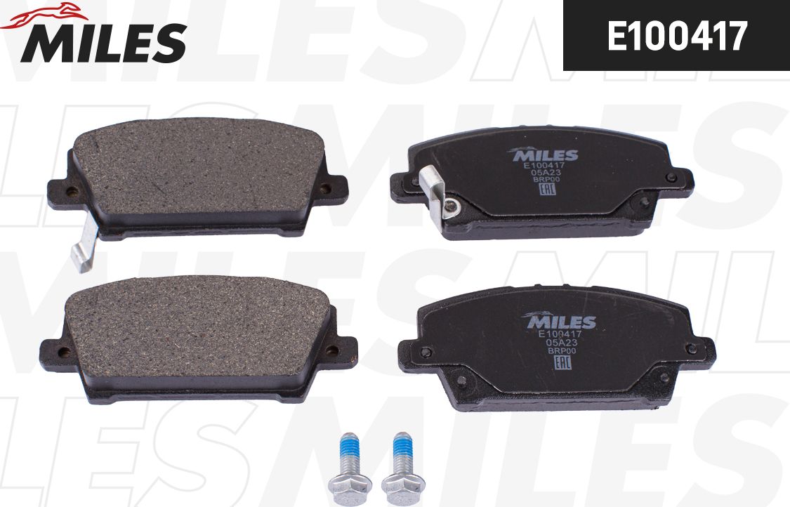 Тормозные колодки Miles. Артикул E100417