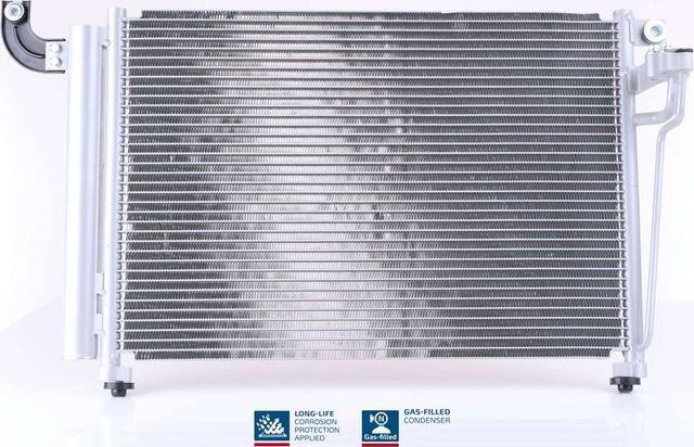 Радиатор кондиционера (конденсатор) Nissens (алюминий) для Kia Rio II 2005-2011. Артикул 940003