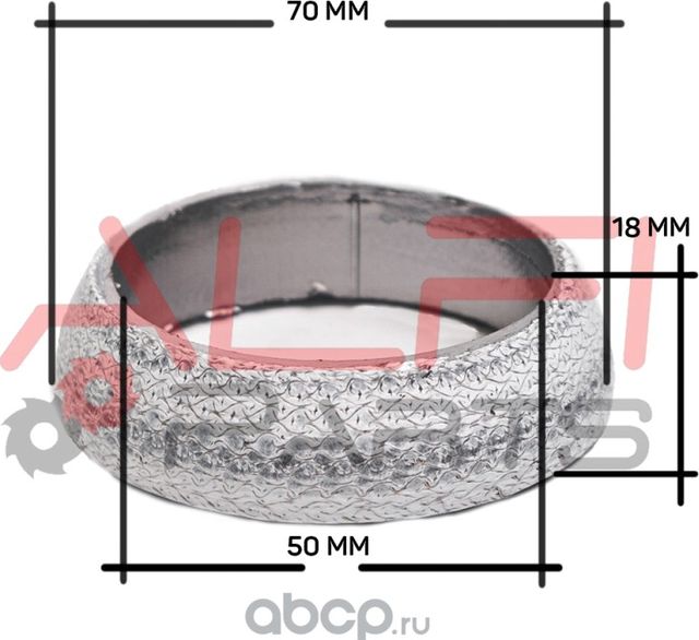 КОЛЬЦО-ПРОКЛАДКА СИСТЕМЫ ВЫХЛОПА (44011-AE031) (Alfi Parts). Артикул GP1016