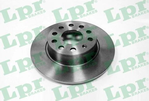 Тормозной диск LPR задний для Volkswagen New Beetle II (A5) 2011-2019. Артикул A1038P