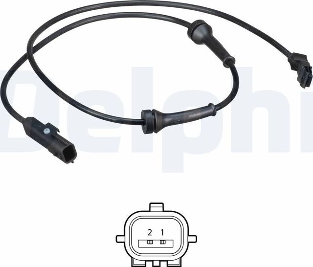 Датчик ABS Delphi для Renault Grand Scenic II 2004-2009. Артикул SS20573