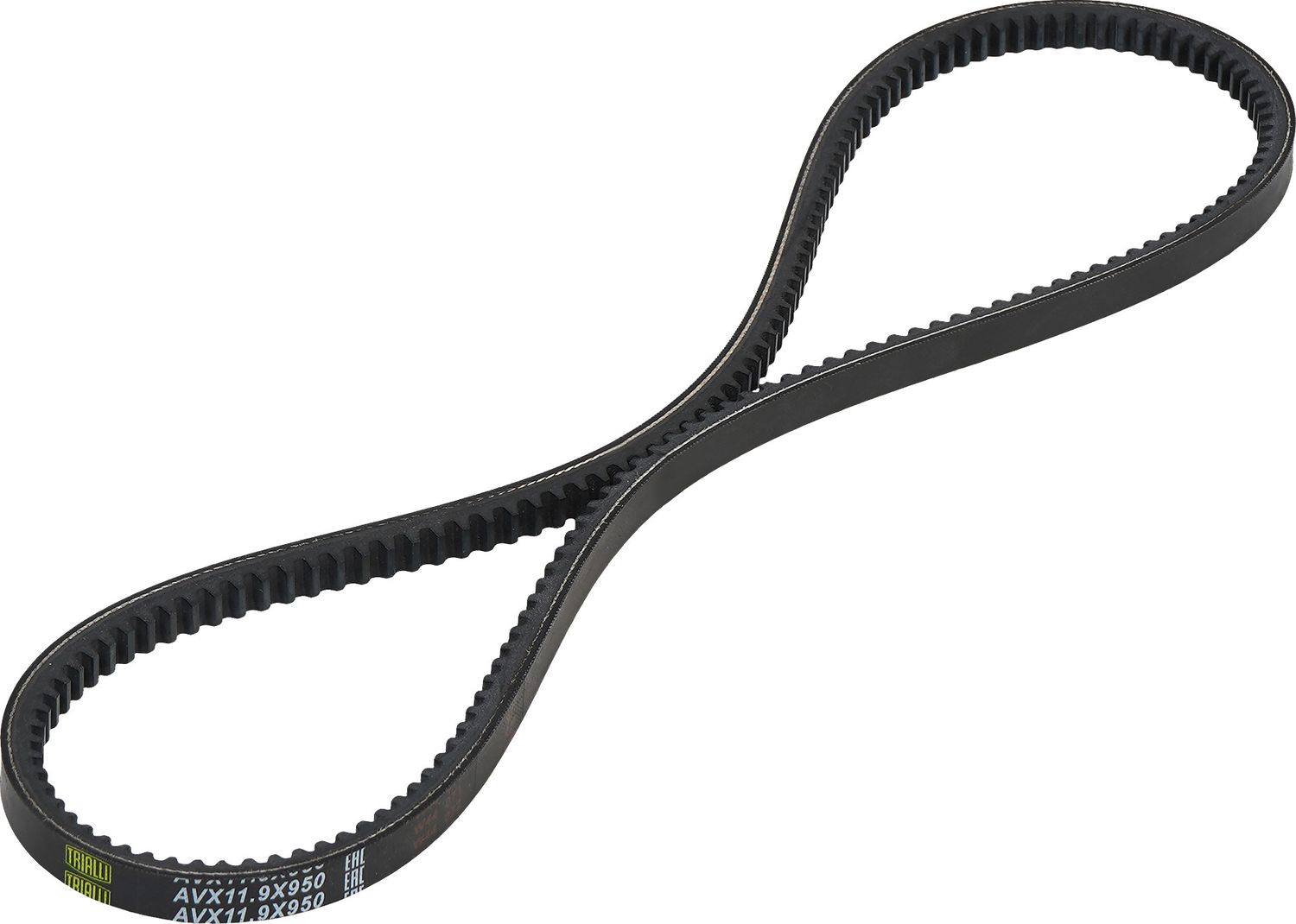 Приводной ремень клиновой Trialli (EPDM (Этилен-пропиленовый каучук)). Артикул AVX11.9X950