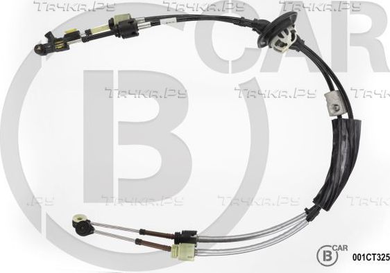 Трос переключения передач КПП B CAR для Citroen C4 Picasso I 2007-2013. Артикул 001CT325