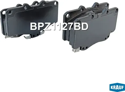 Колодки тормозные дисковые Krauf. Артикул BPZ1127BD