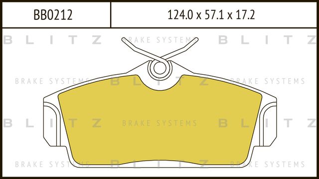 Колодки тормозные NISSAN PRIMERA 96- перед. (Blitz). Артикул BB0212
