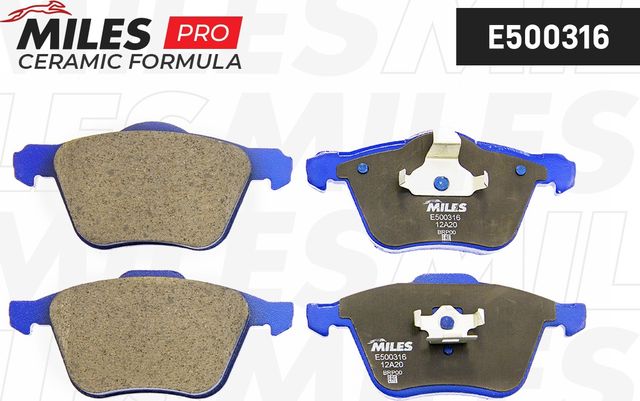 Тормозные колодки Miles (Керамика). Артикул E500316