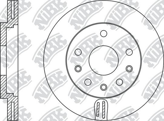 Тормозной диск NiBK. Артикул RN1390