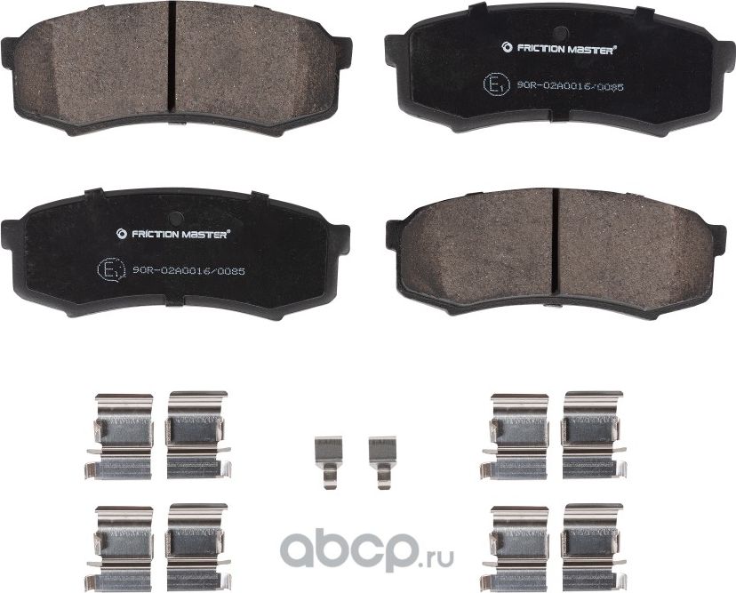 Керамические тормозные колодки задние CMX606 (Frictionmaster). Артикул CMX606