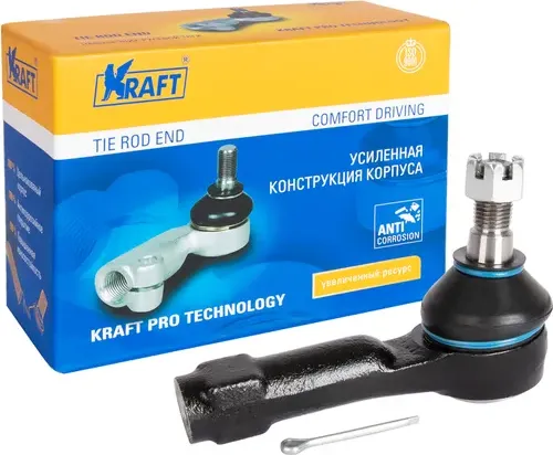Наконечник рулевой тяги NISSAN ALMERA 95- 1.6./2.0 лев./прав. (Kraft). Артикул KT032349
