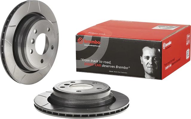 Тормозной диск Brembo XTRA LINE - Max задний для Alpina B10 E39 1996-1998. Артикул 09.6841.75