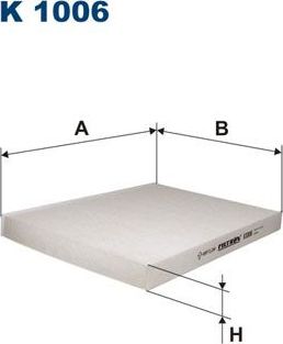 Салонный фильтр Filtron. Артикул K 1006