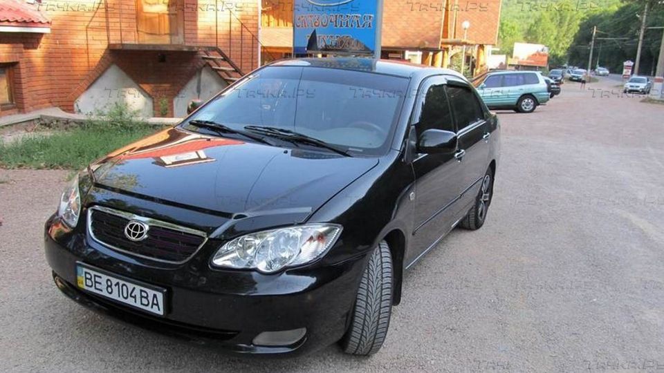 Дефлектор VT52 для капота BYD F3, F3R 2005-2026. Артикул BD01VT