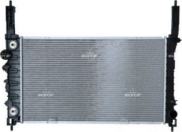 Радиатор охлаждения двигателя NRF (алюминий). Артикул 59343