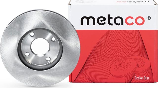 Диск тормозной передний вентилируемый (Metaco). Артикул 3050502